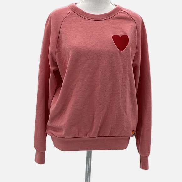 Aviator Nation heart sweatshirt. - Picture 3 of 8